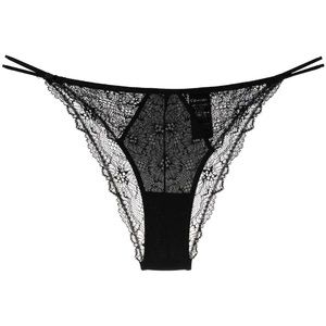 Calvin Klein
lace-embellished brazillian briefs